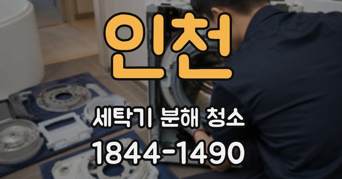 인천 세탁기 분해 청소