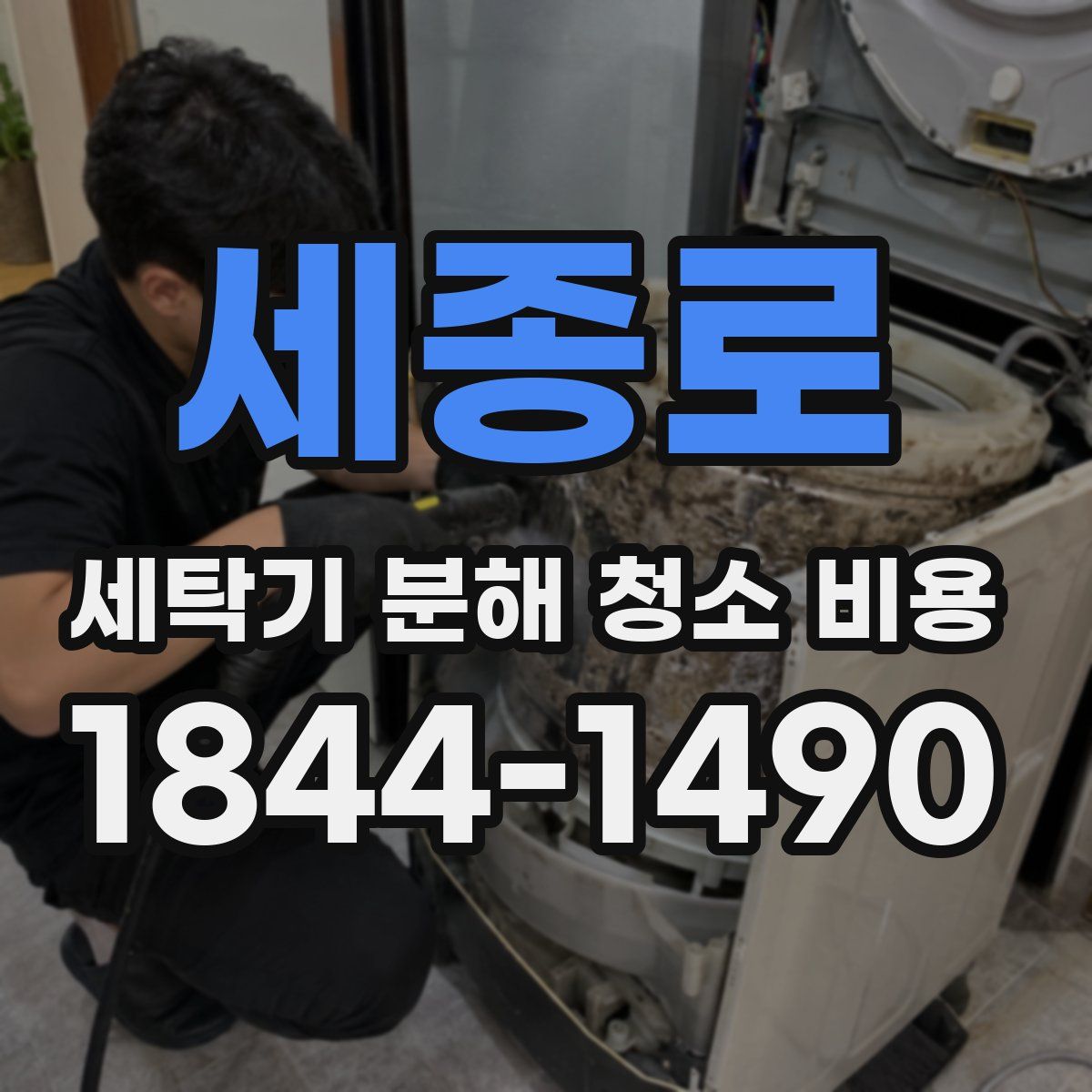 세종로 세탁기 분해 청소 비용