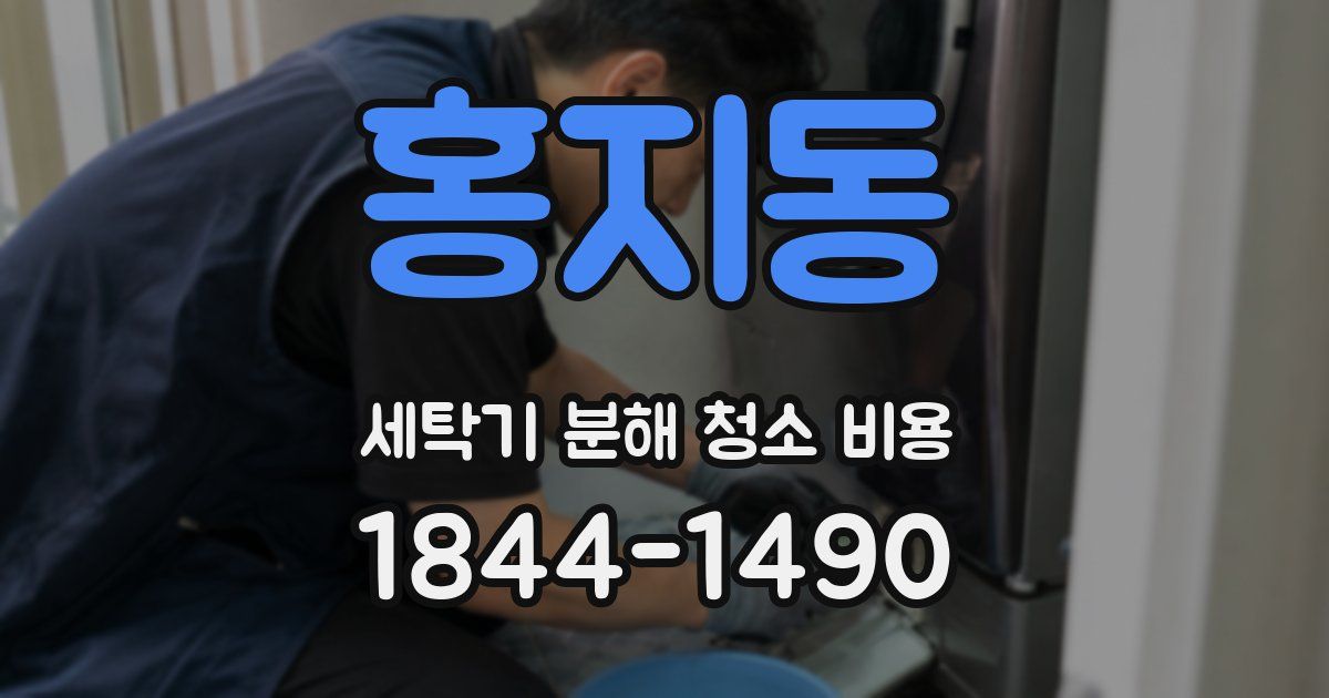 홍지동 세탁기 분해 청소 비용