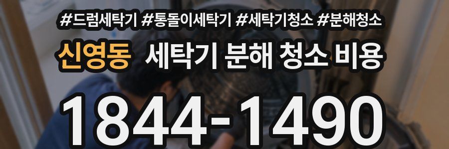 신영동 세탁기 분해 청소 비용