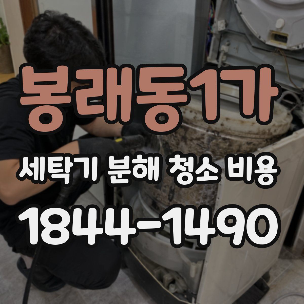봉래동1가 세탁기 분해 청소 비용