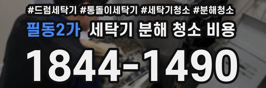 필동2가 세탁기 분해 청소 비용