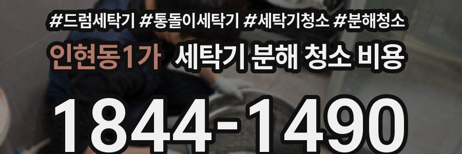 인현동1가 세탁기 분해 청소 비용