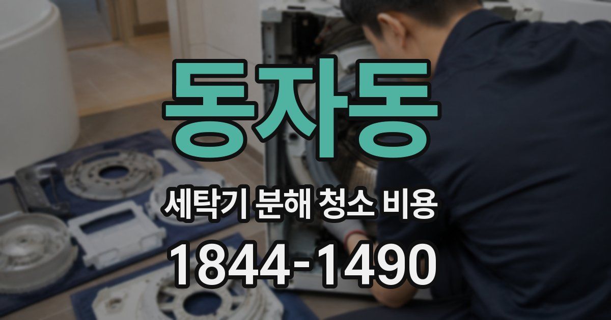 동자동 세탁기 분해 청소 비용