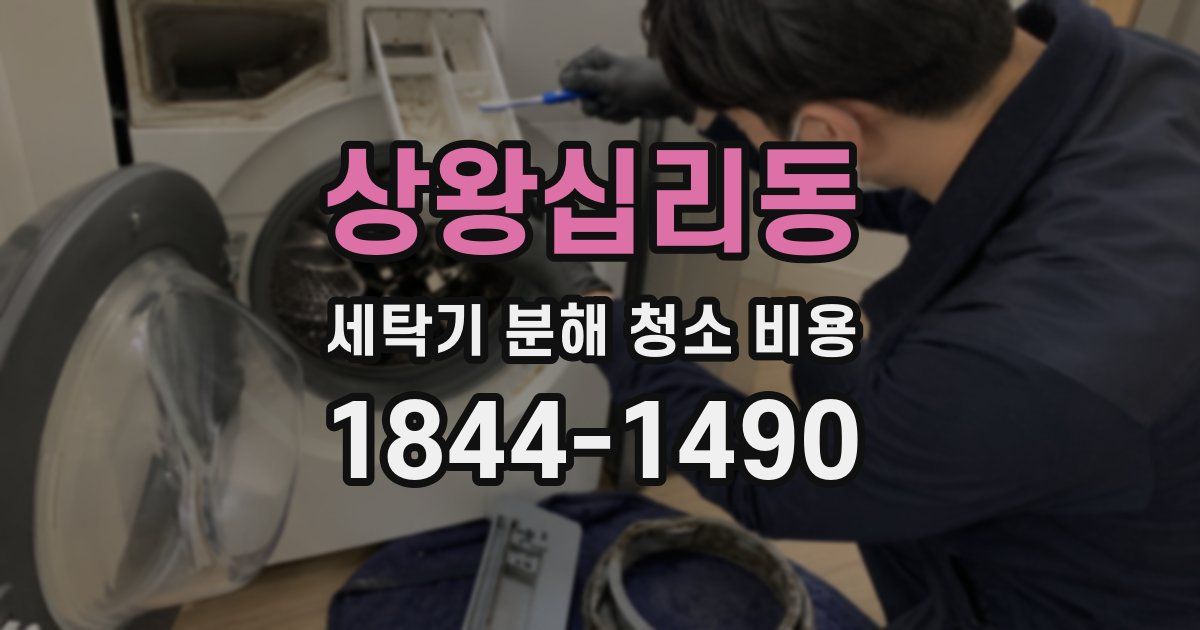 상왕십리동 세탁기 분해 청소 비용
