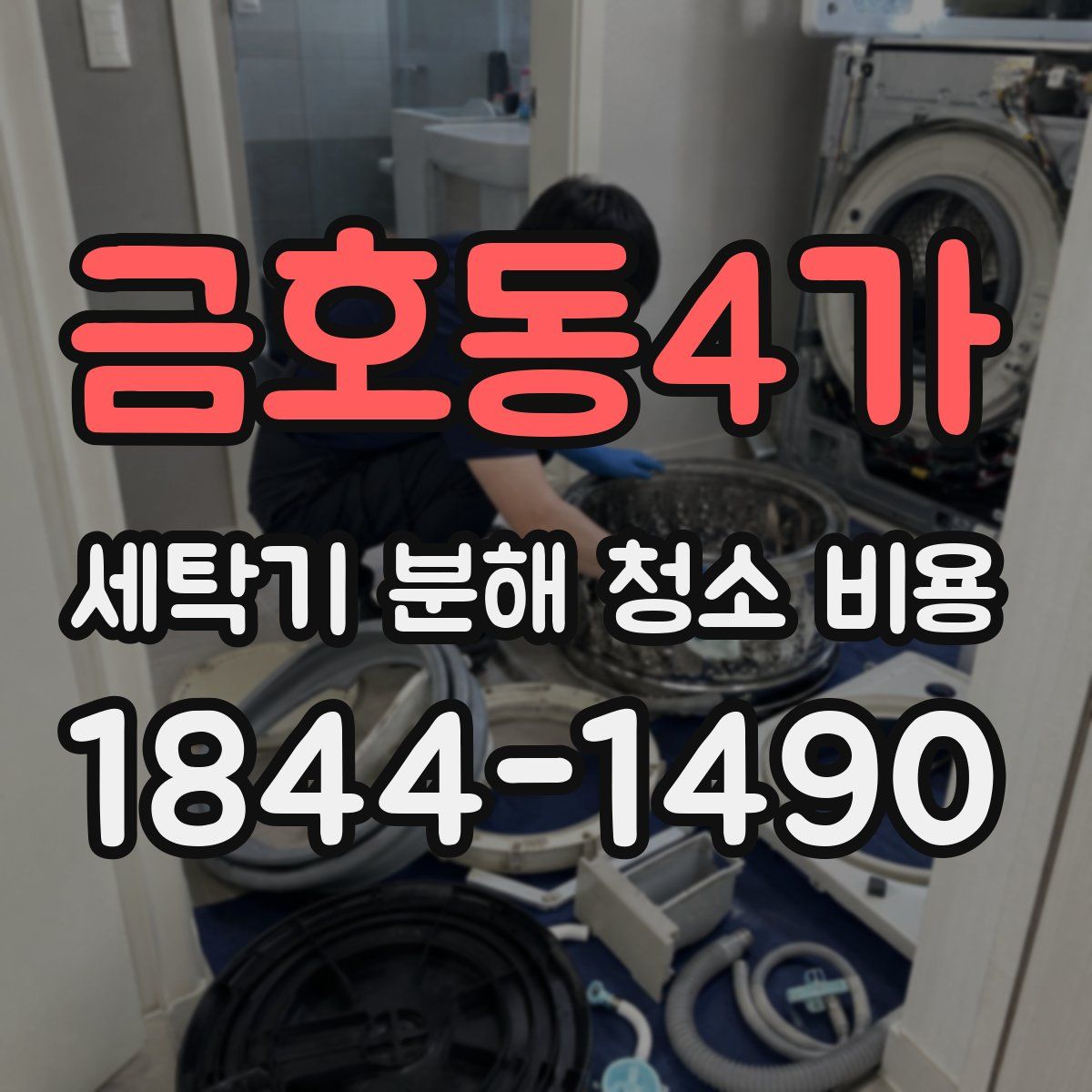 금호동4가 세탁기 분해 청소 비용