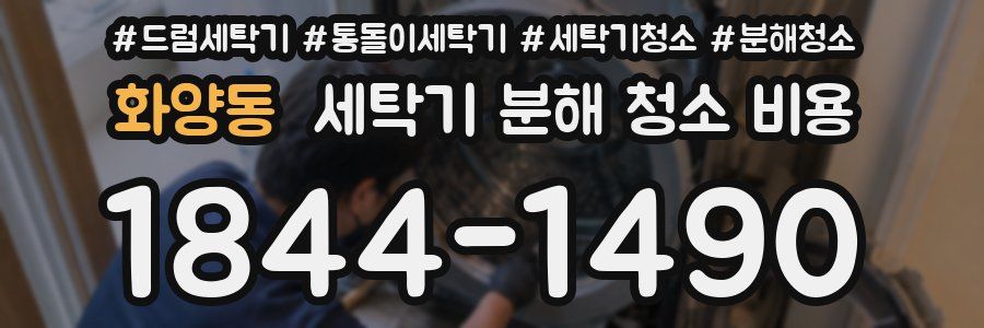 화양동 세탁기 분해 청소 비용