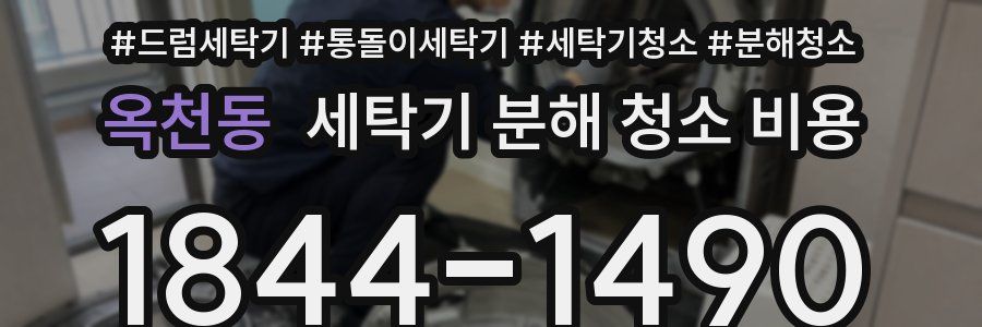 옥천동 세탁기 분해 청소 비용