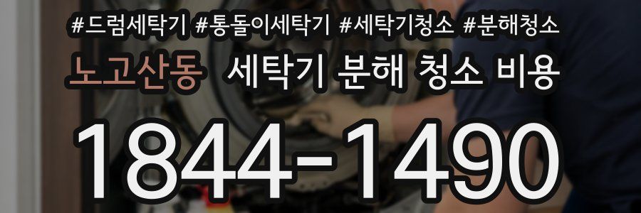 노고산동 세탁기 분해 청소 비용
