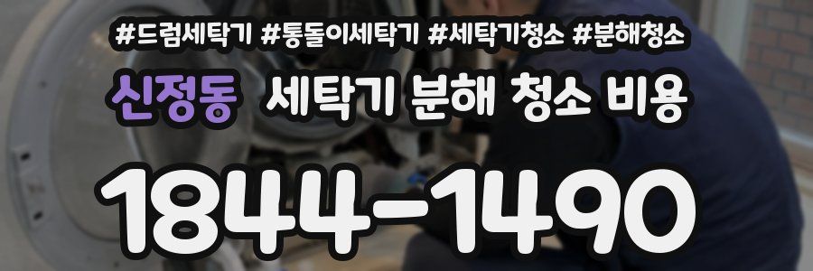 신정동 세탁기 분해 청소 비용
