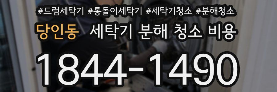당인동 세탁기 분해 청소 비용