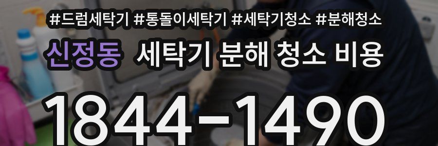 신정동 세탁기 분해 청소 비용