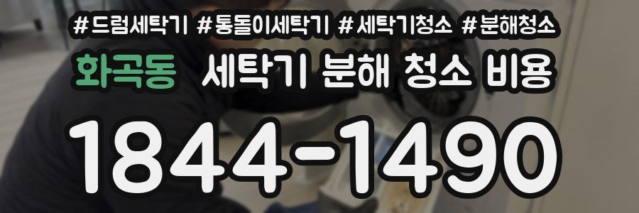 화곡동 세탁기 분해 청소 비용
