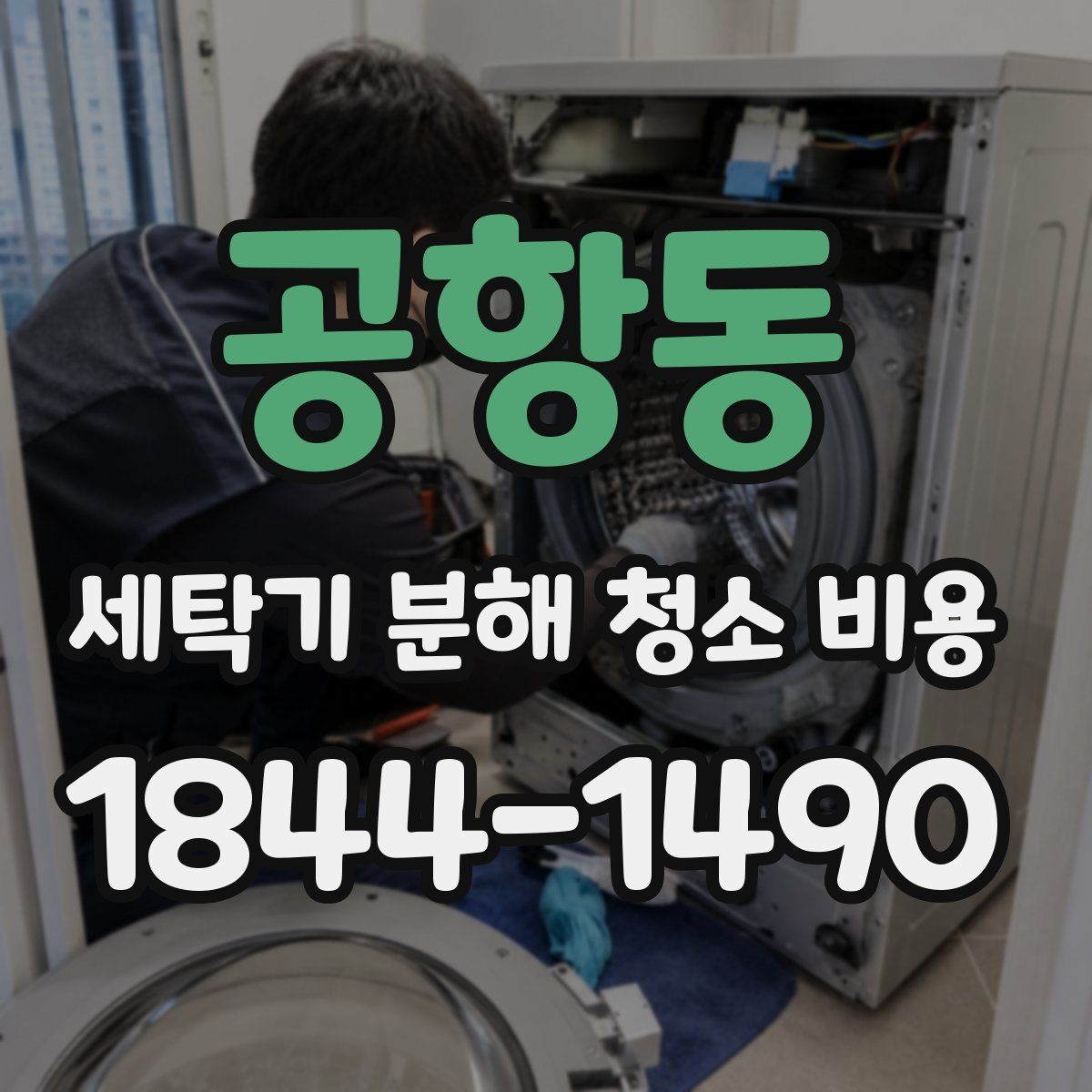 공항동 세탁기 분해 청소 비용