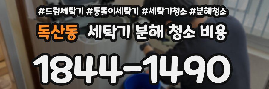 독산동 세탁기 분해 청소 비용