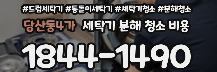 당산동4가 세탁기 분해 청소 비용