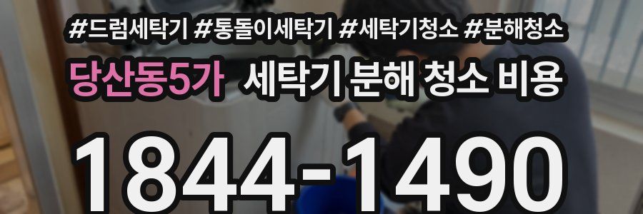 당산동5가 세탁기 분해 청소 비용