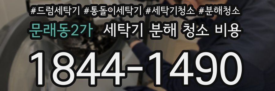 문래동2가 세탁기 분해 청소 비용