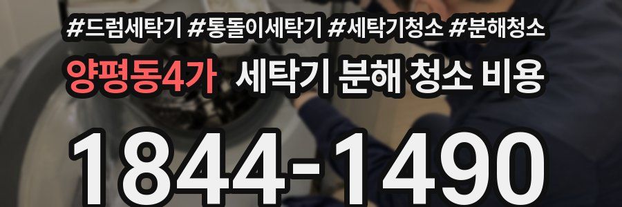 양평동4가 세탁기 분해 청소 비용