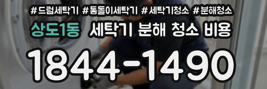 상도1동 세탁기 분해 청소 비용