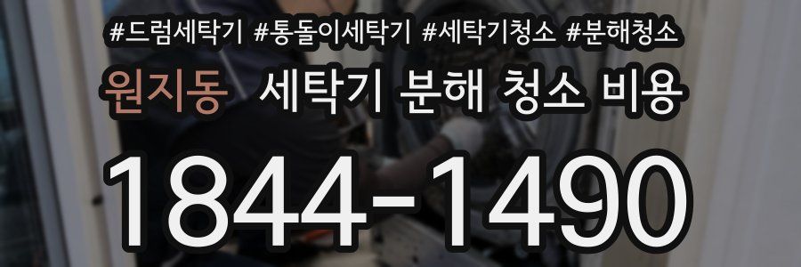 원지동 세탁기 분해 청소 비용