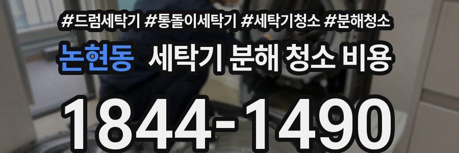 논현동 세탁기 분해 청소 비용