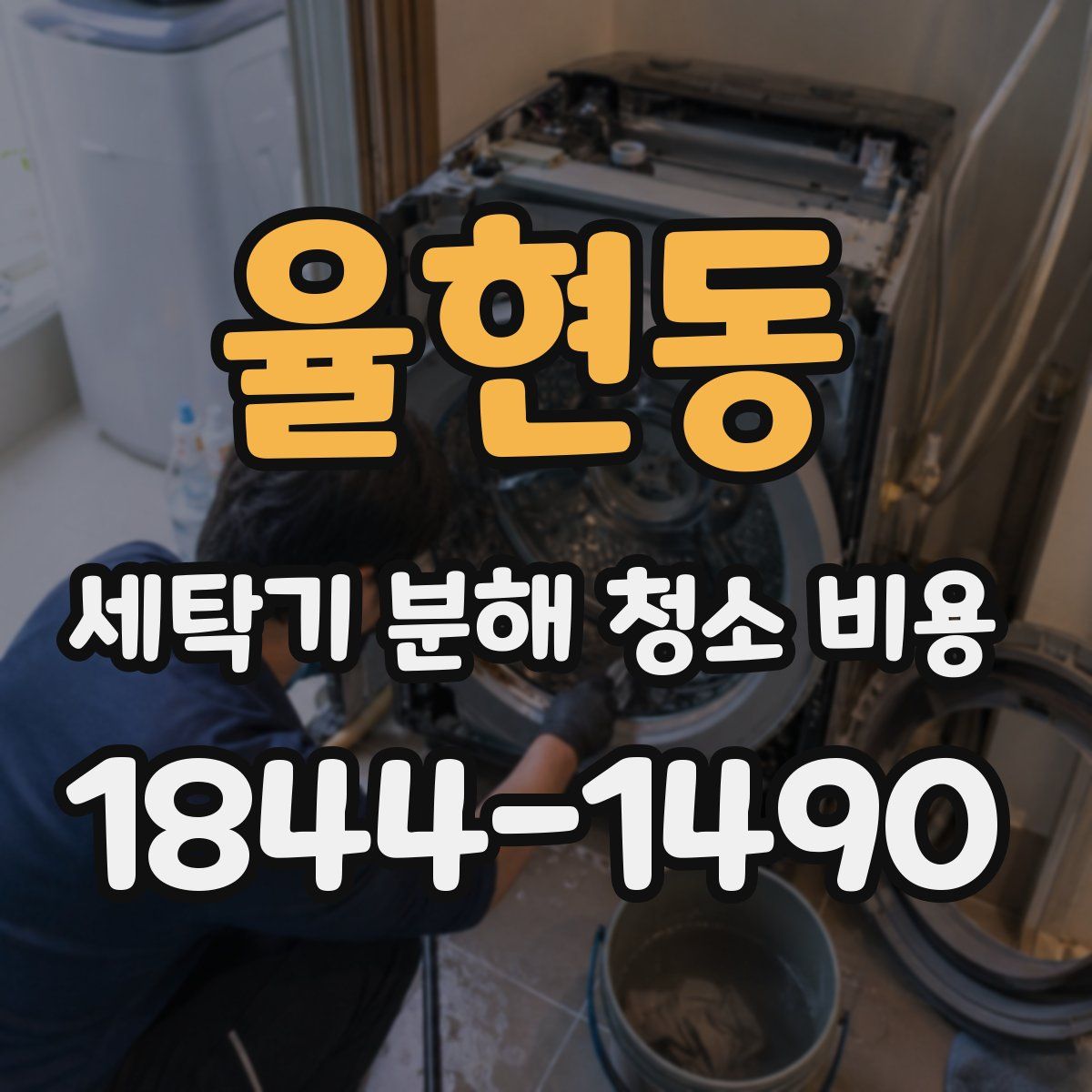 율현동 세탁기 분해 청소 비용