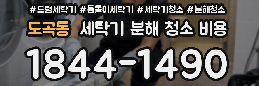 도곡동 세탁기 분해 청소 비용