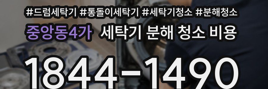 중앙동4가 세탁기 분해 청소 비용