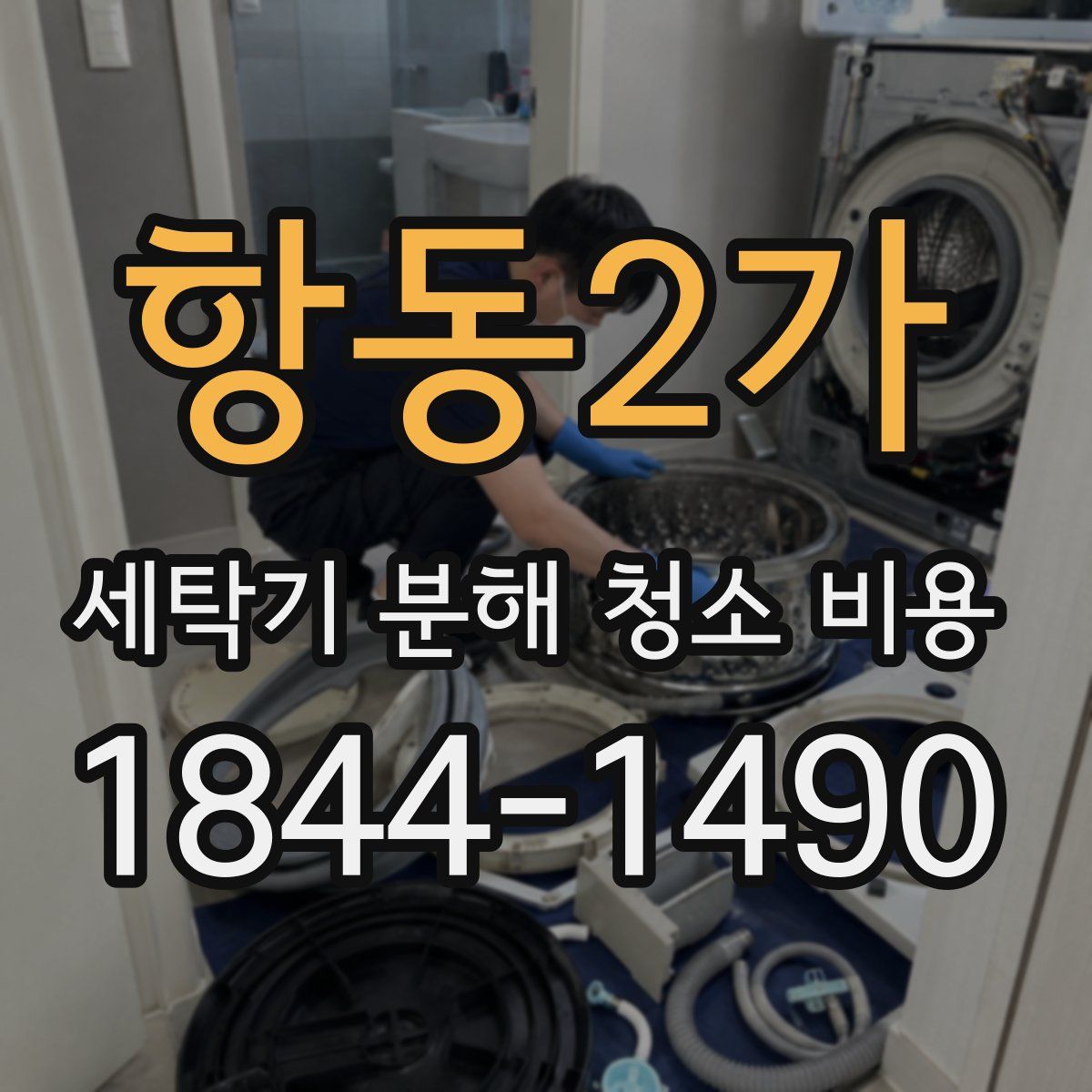 항동2가 세탁기 분해 청소 비용