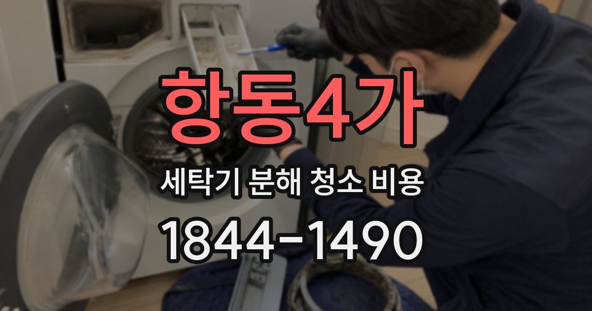 항동4가 세탁기 분해 청소 비용