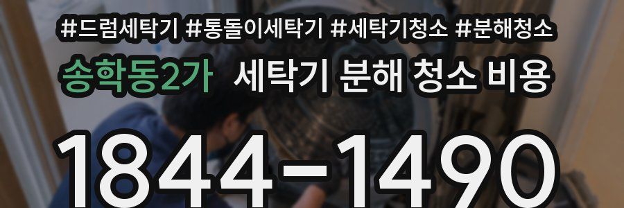 송학동2가 세탁기 분해 청소 비용