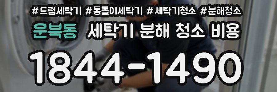 운북동 세탁기 분해 청소 비용