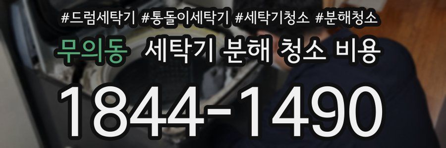 무의동 세탁기 분해 청소 비용