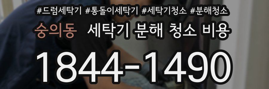 숭의동 세탁기 분해 청소 비용