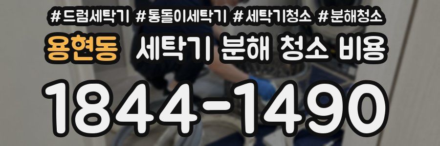 용현동 세탁기 분해 청소 비용
