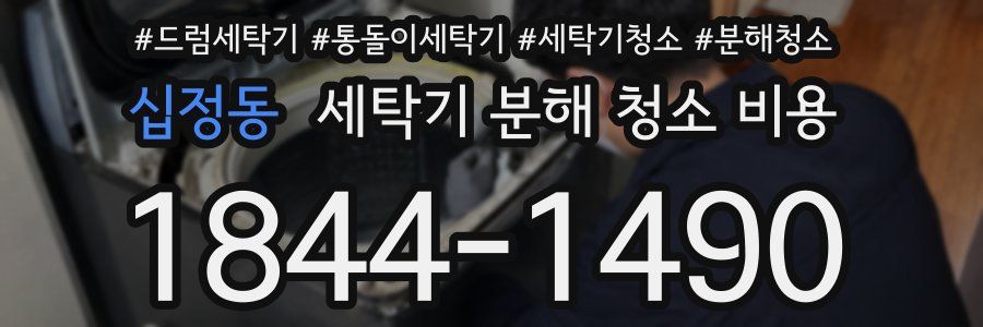 십정동 세탁기 분해 청소 비용