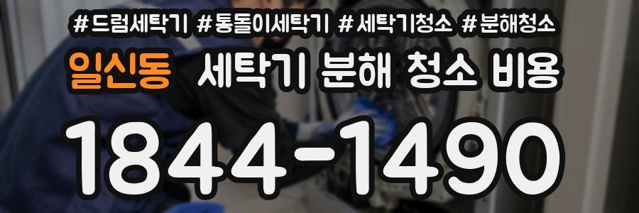 일신동 세탁기 분해 청소 비용