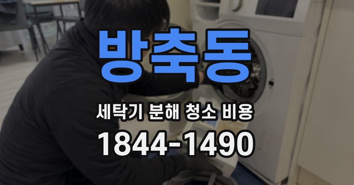 방축동 세탁기 분해 청소 비용
