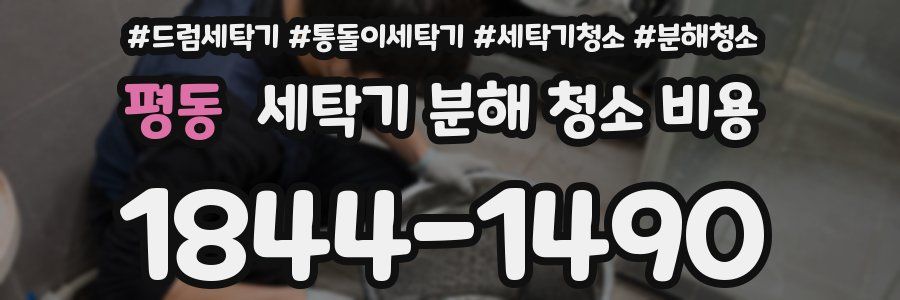 평동 세탁기 분해 청소 비용
