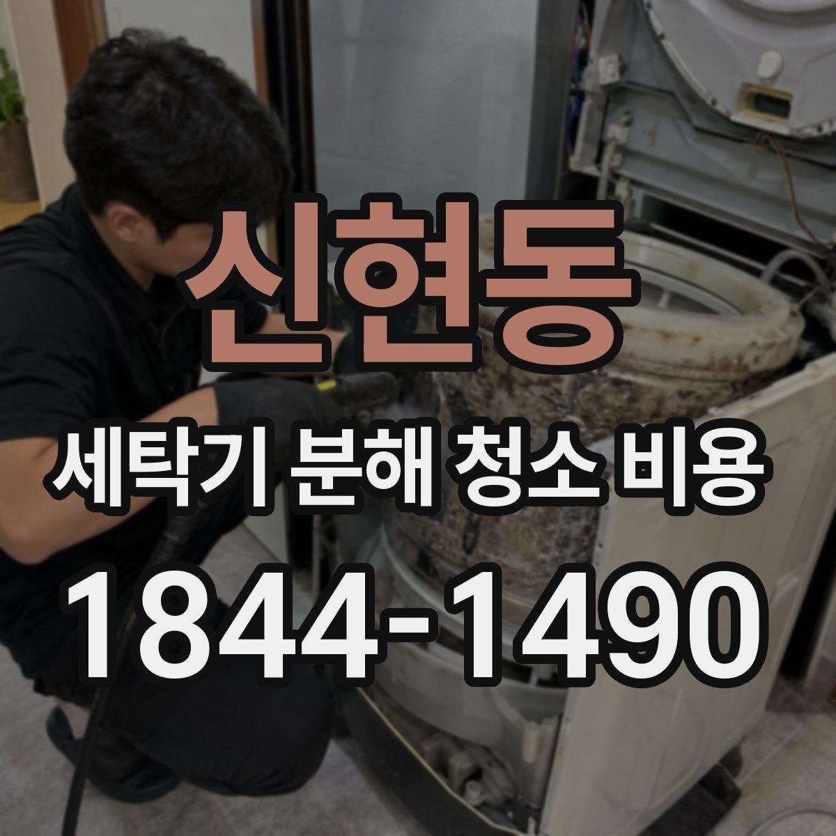 신현동 세탁기 분해 청소 비용