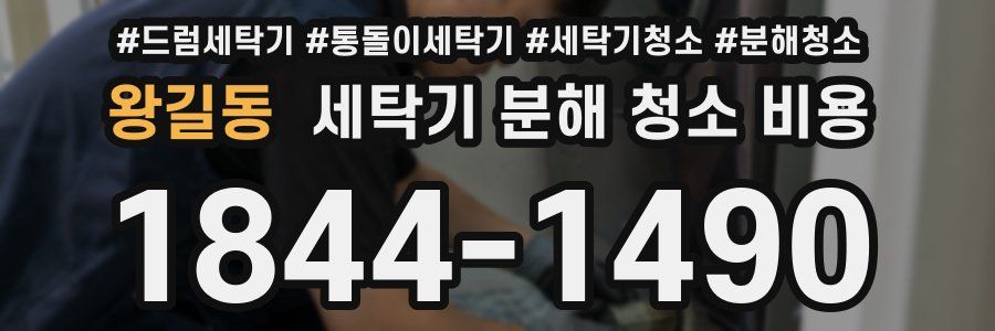 왕길동 세탁기 분해 청소 비용