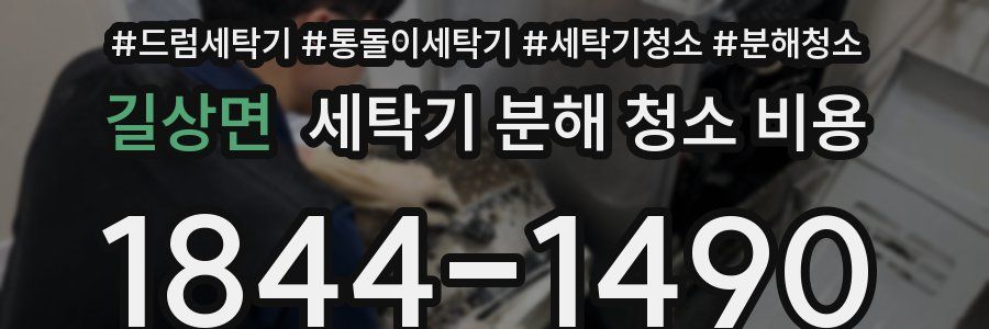 길상면 세탁기 분해 청소 비용