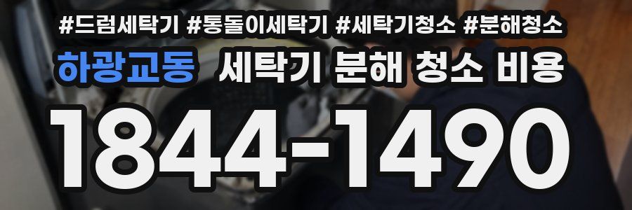 하광교동 세탁기 분해 청소 비용