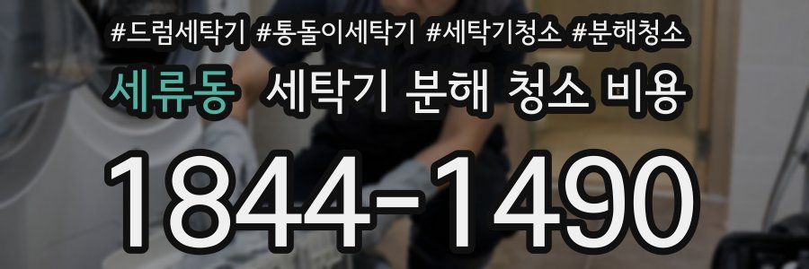 세류동 세탁기 분해 청소 비용