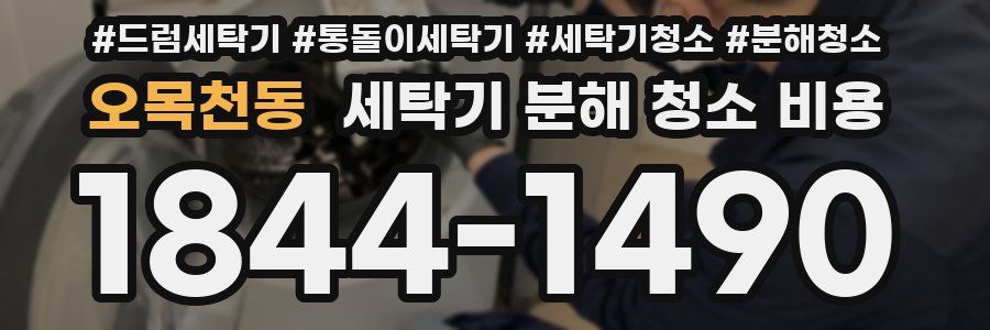 오목천동 세탁기 분해 청소 비용