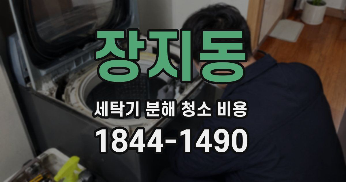 장지동 세탁기 분해 청소 비용