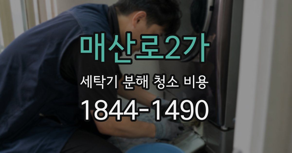 매산로2가 세탁기 분해 청소 비용