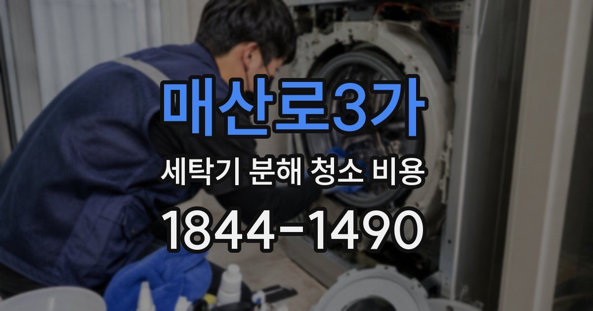 매산로3가 세탁기 분해 청소 비용