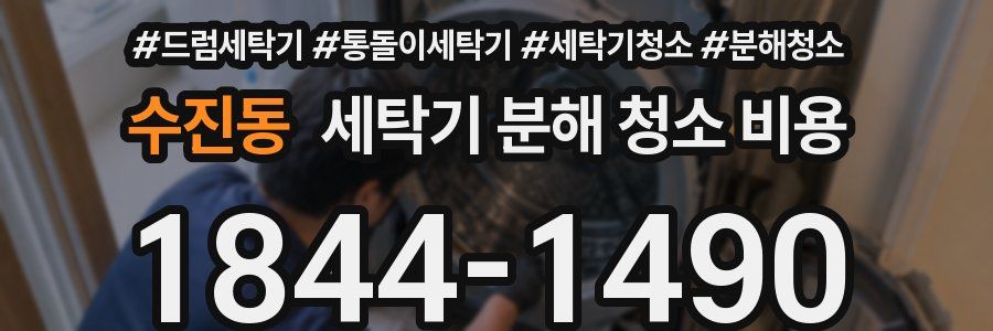 수진동 세탁기 분해 청소 비용